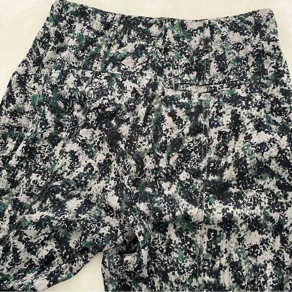 Anthropologie Diandra Pleated Joggers in Green Motif, Size 2 NWOT - Picture 10 of 13